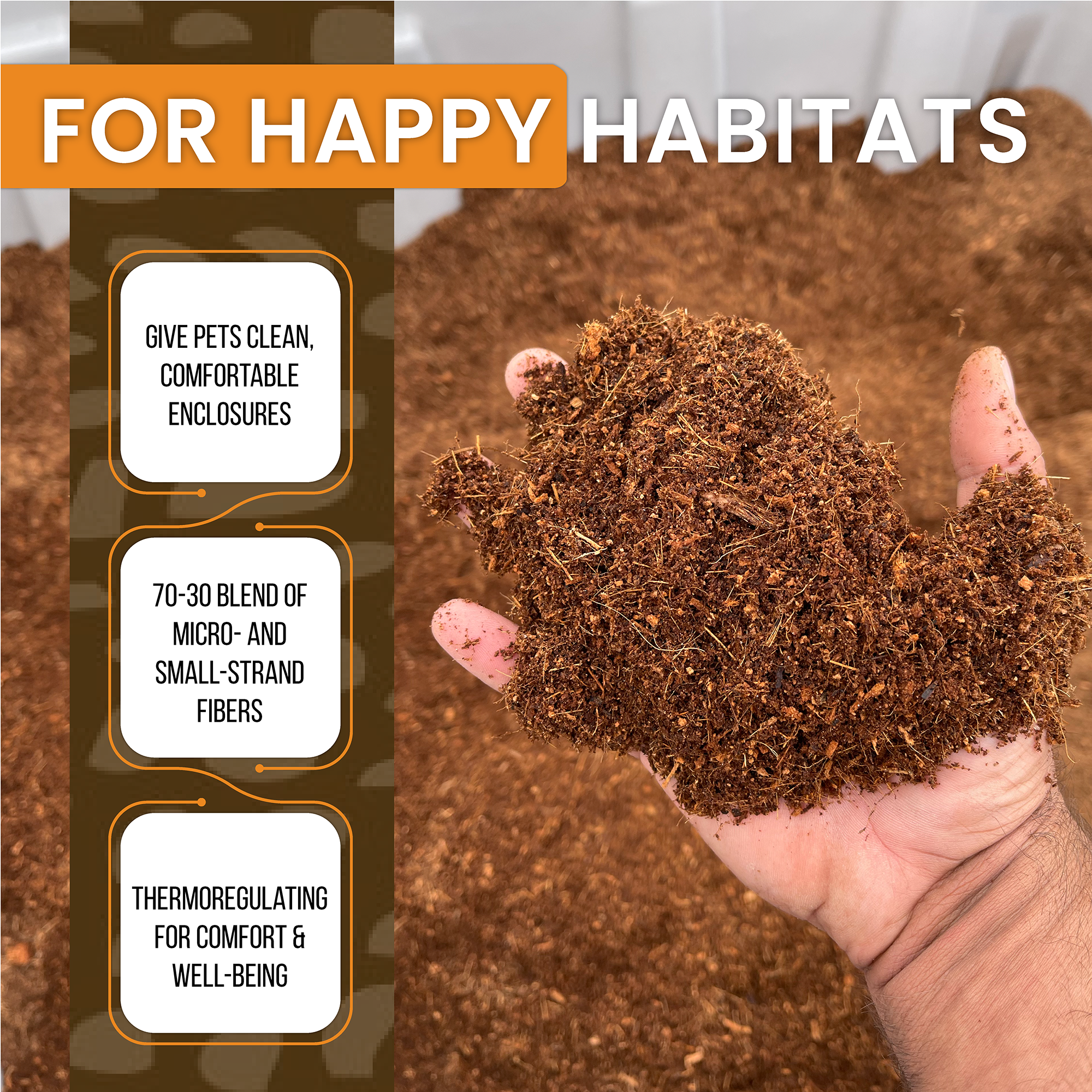 ReptiEarth Fine Coconut Fiber Mix; Ready to Use