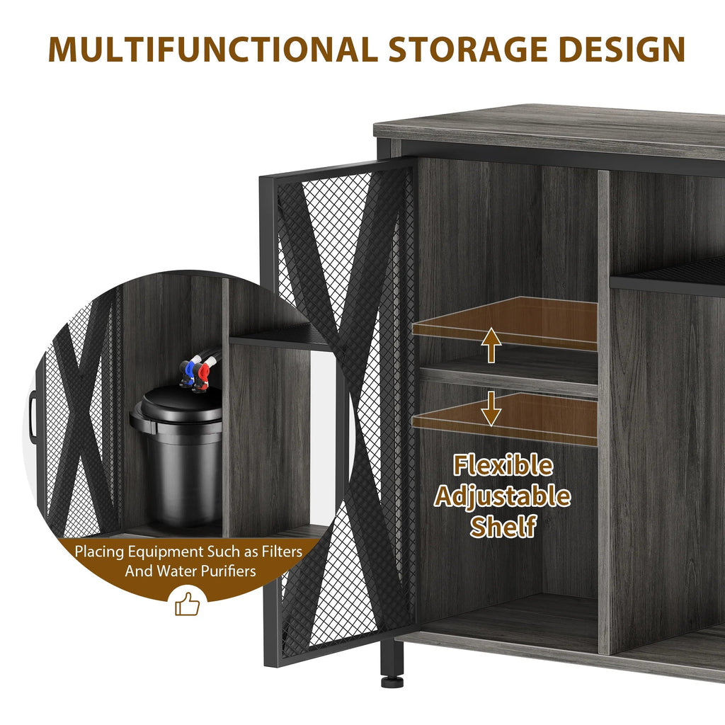 40-50 gallons Fish Tank Stand with Power Outlets