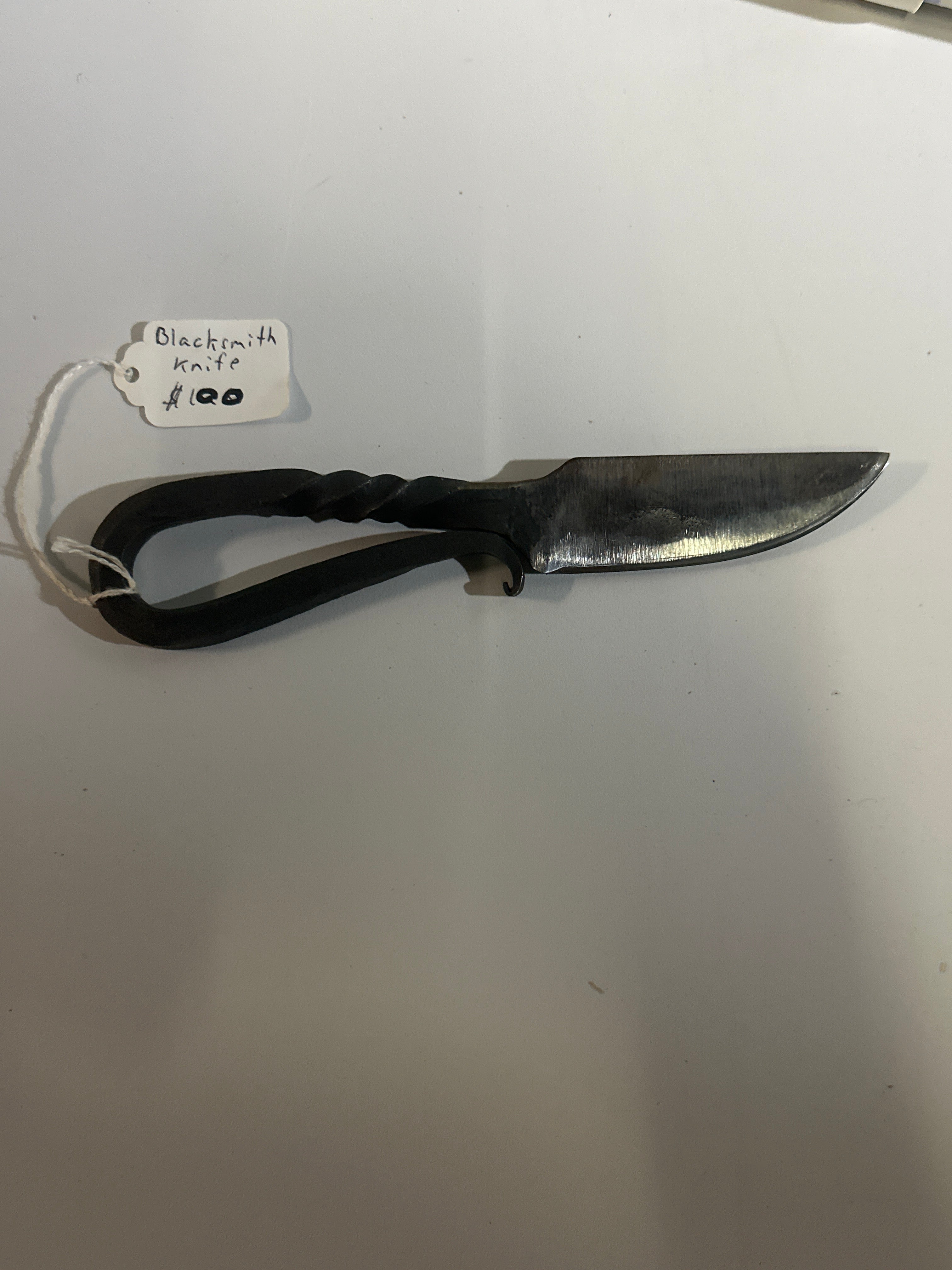 Hand forged blacksmith blade 3in blade