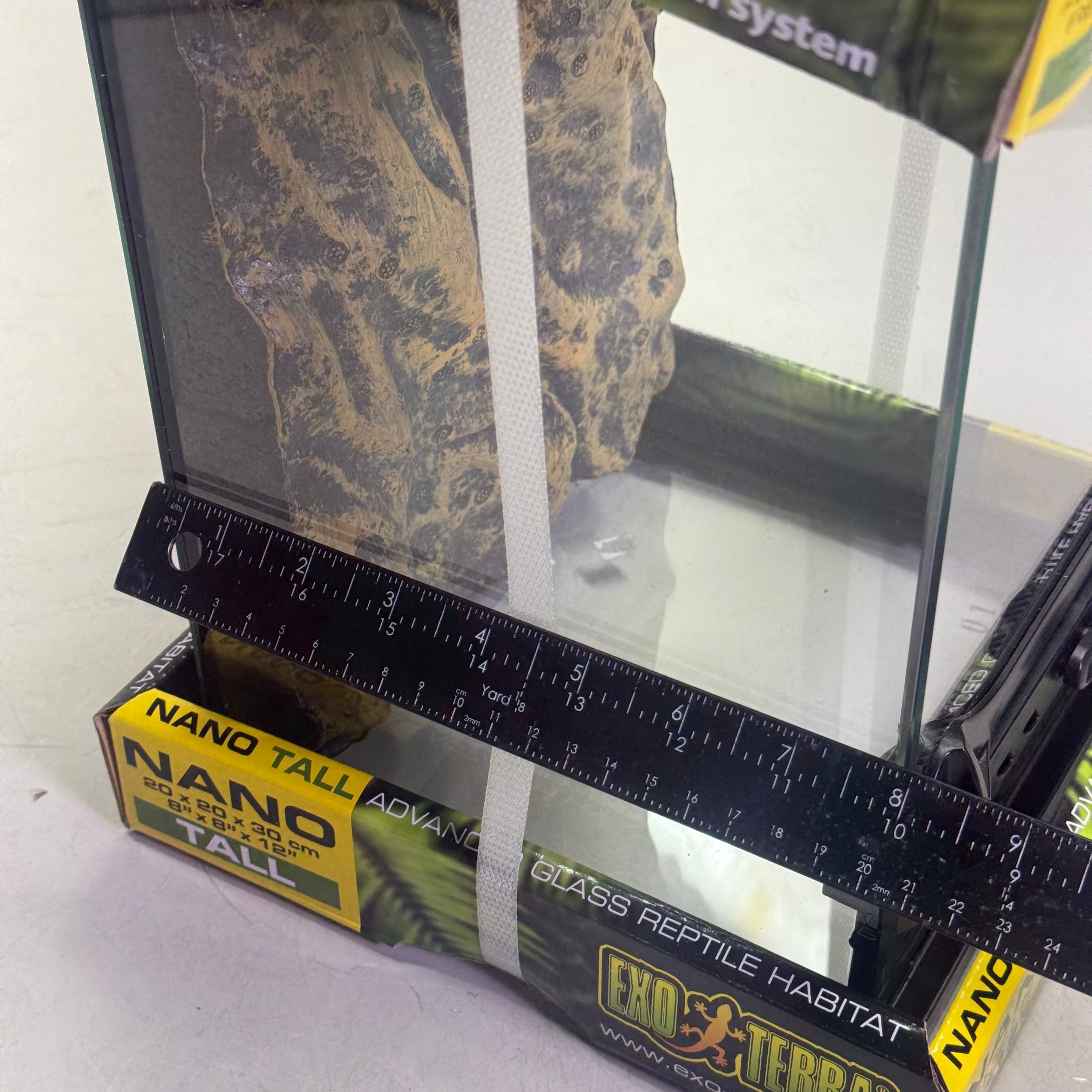 EXO-TERRA Natural Terrarium Advanced Reptile Habitat Sz 8" x 8" x 12" PT2601.BX