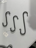 Hand forged S hooks