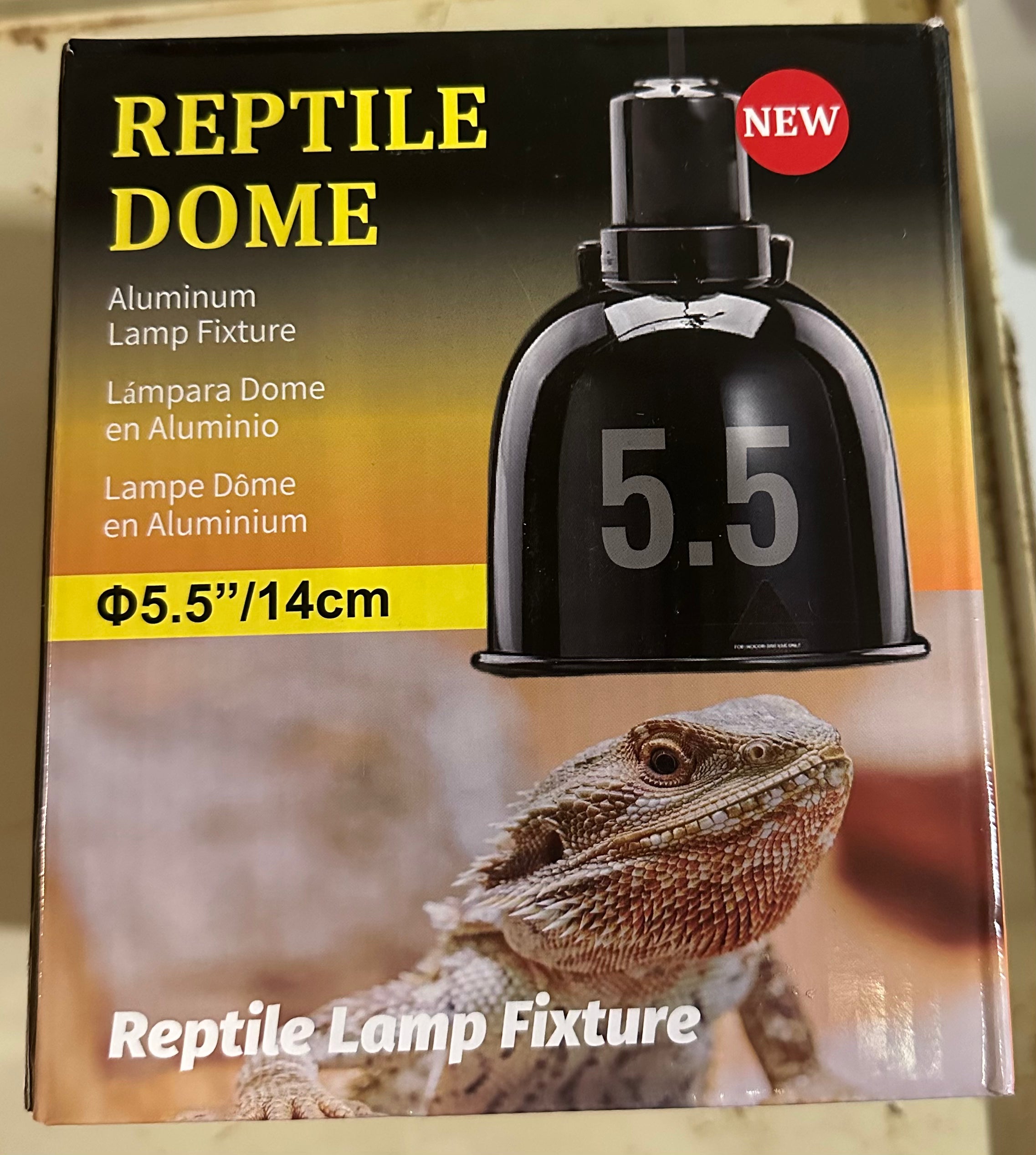 Reptile dome fixture