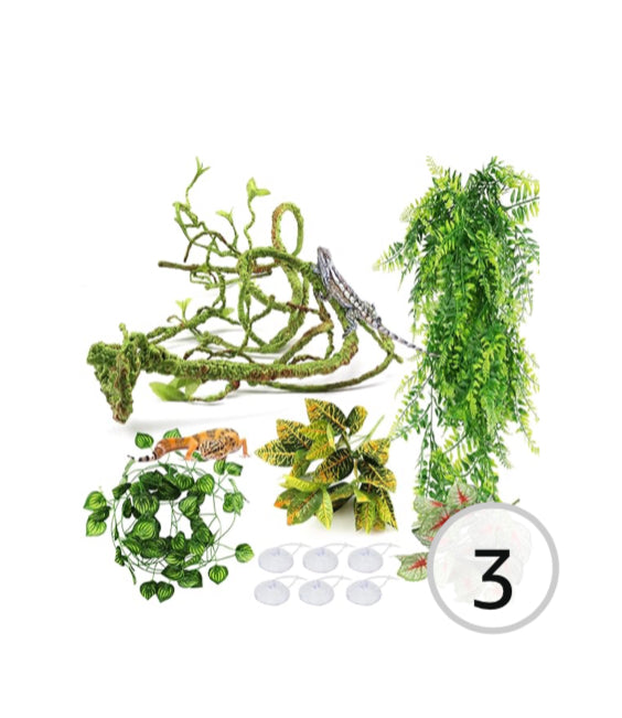 Pietypets reptile plants terrarium decoration