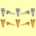Crocodile Skull (Field Bones #32: Africa) 1:12 scale replica reptile skull for diorama, dollhouse, terrariums, art craft supplies curiosities oddities (set of 5)
